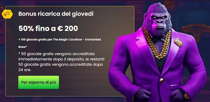 Bizzo Casino Italy bonuses