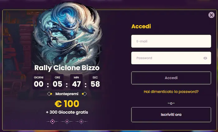Bizzo Casino Italy login
