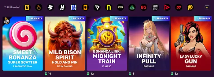 Bizzo Casino Italy giochi